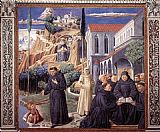 Scenes from the Life of St Francis (Scene 12, south wall) by Benozzo di Lese di Sandro Gozzoli